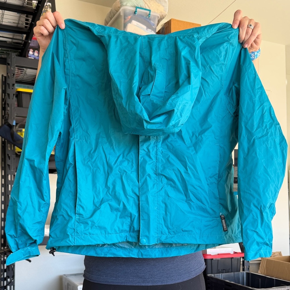 Teal Hooded Jacket